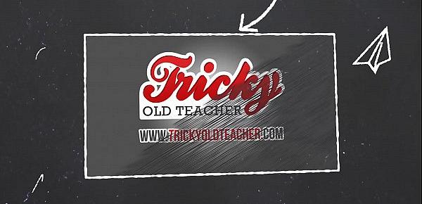 Tricky Old Teacher - Student takes teacher&039;s cock from mouth to ass